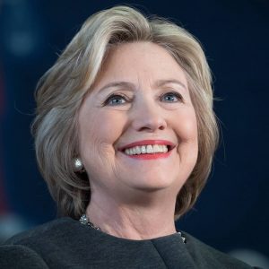 Aspiring leader Hilary Clinton