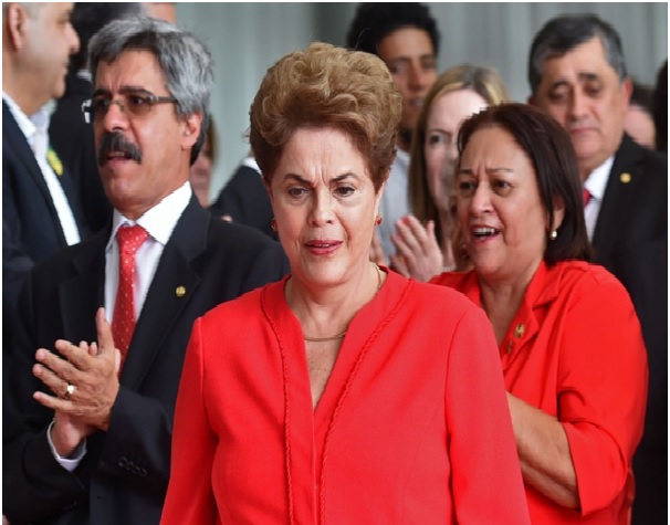 Dilma Rousseff was stripped of Brazil's presidency in a Senate impeachment vote on Wednesday. (Evaristo Sa/AFP via Getty Images) 