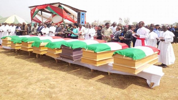 PDP Buries Its Benue Accident Victims