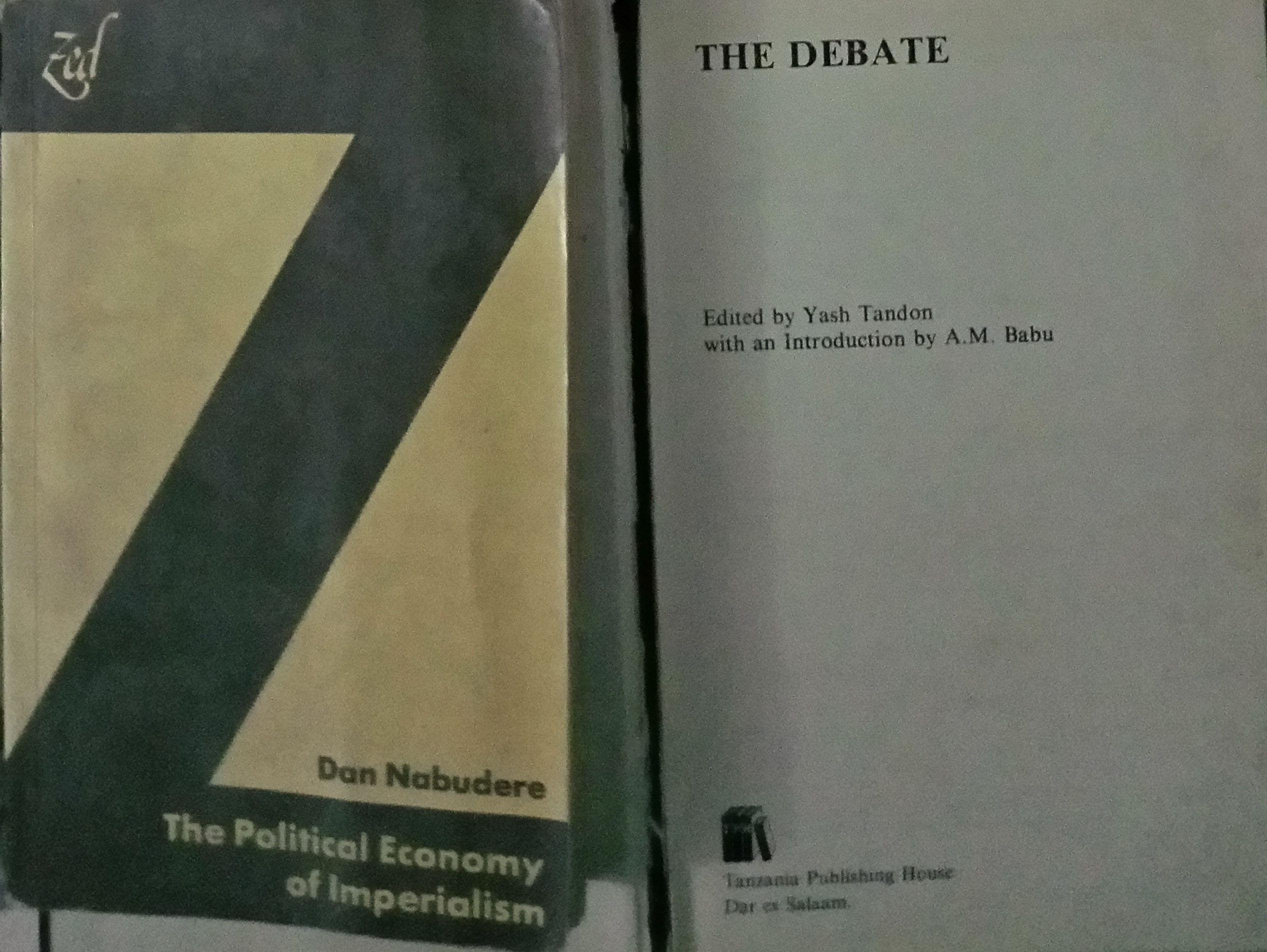 How Many Can Still Locate Own Copies of the Classics of Political Economy of Africa?