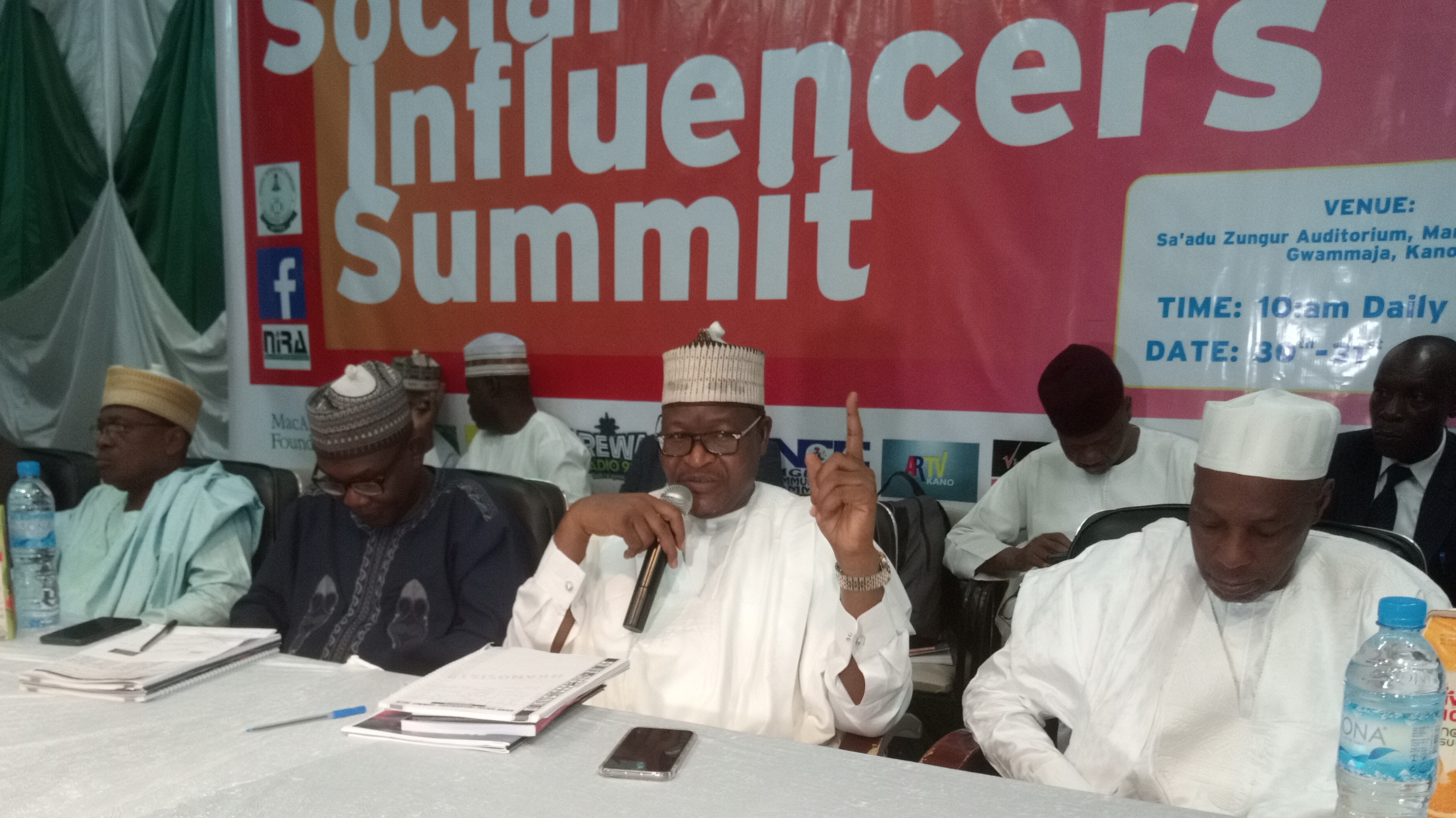 Social Influencers Bombard NCC Boss at Kano Conference Over Perceived Failure to Track Kidnappers