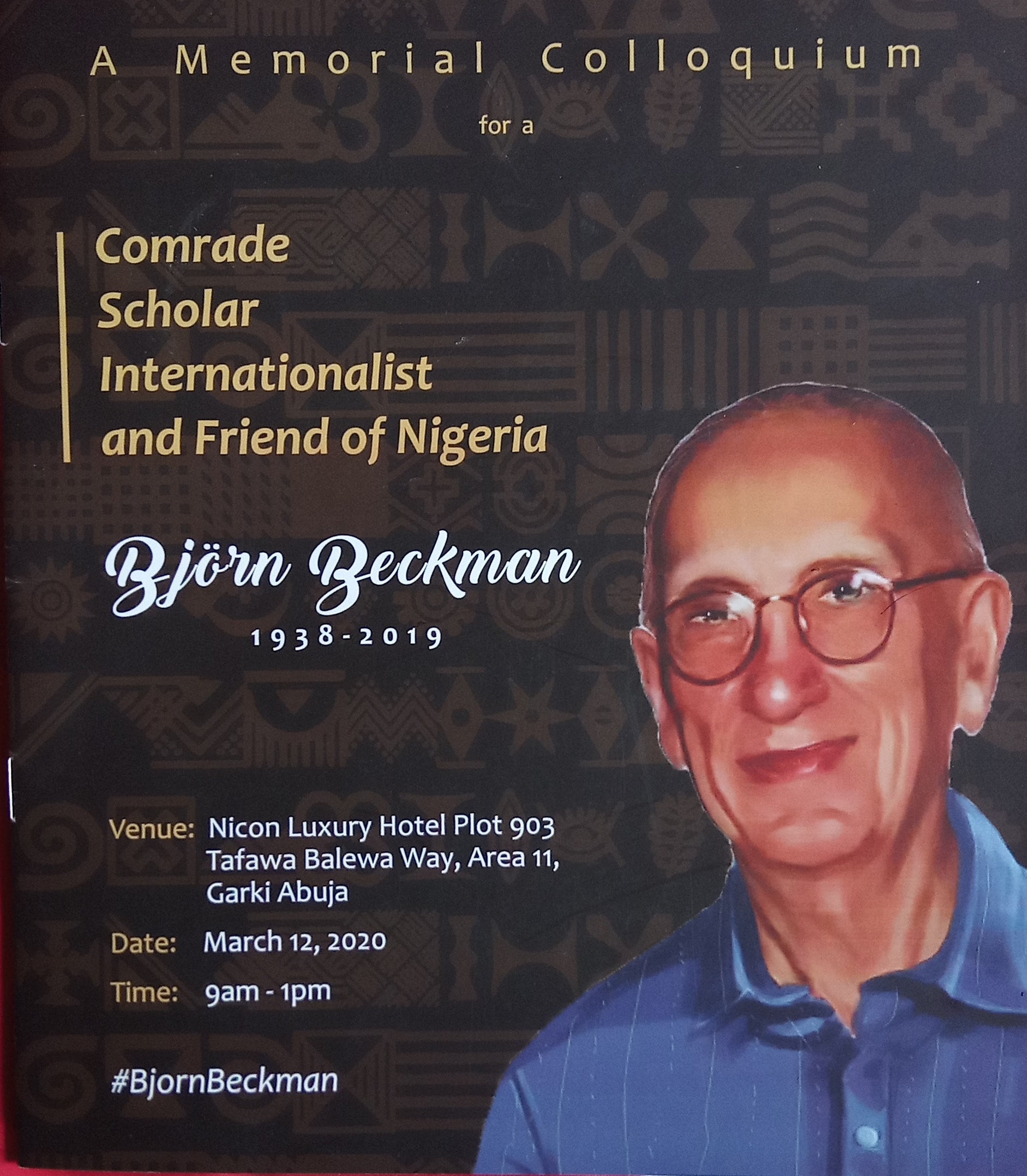 Radical Activists Reject Break – Up of Nigeria, Celebrates Swedish Political Economist, Bjorn Beckman (1)