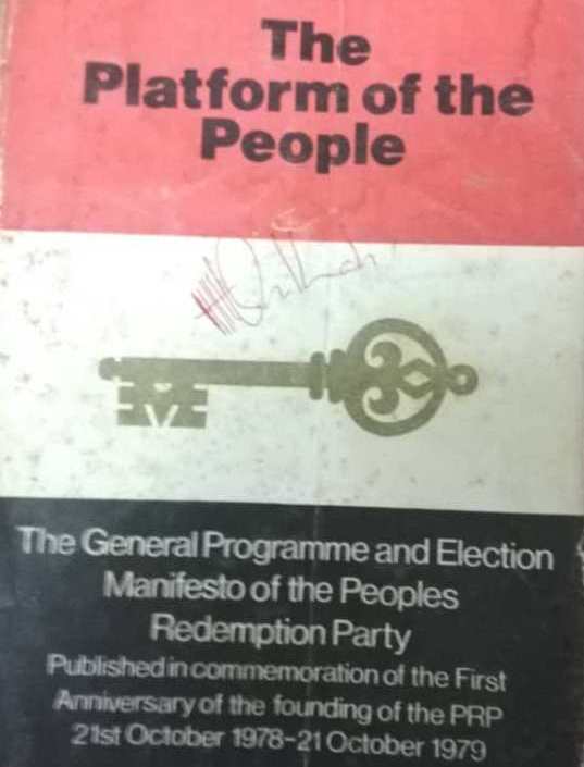 Updated Version - Nigeria’s People’s Redemption Party, (PRP), Declares Itself Government-in-Waiting