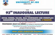 UNIJOS Makes Its Way In With an Inaugural Lecture