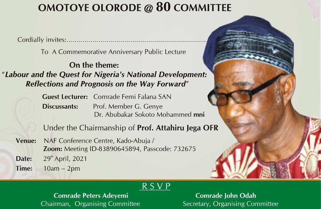 On, About and Beyond Olorode