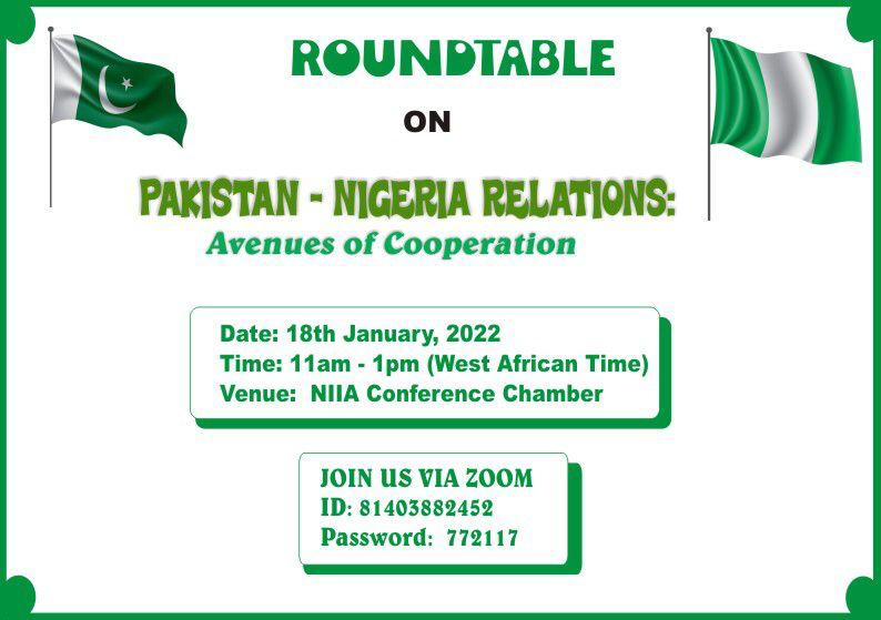 NIIA Holds Nigeria – Pakistan Roundtable