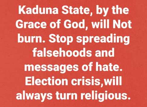 Are the Security Lenses Firmly On Kaduna?