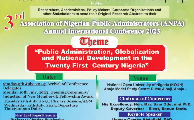 ANPA Takes On Globalisation and National Development in Nigeria in the 21st Century