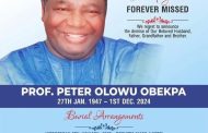 Colleagues, Students, Beneficiaries and Others Pour Encomiums on Late Prof Peter Obekpa in Abuja