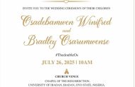 UI Set for Osaghae and Bradly’s Wedding Spectacle