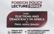 NIIA's Foreign Policy Lecture Tackles Elections-Democracy Puzzle in Africa 