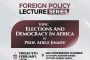 NIIA's Foreign Policy Lecture Tackles Elections-Democracy Puzzle in Africa 