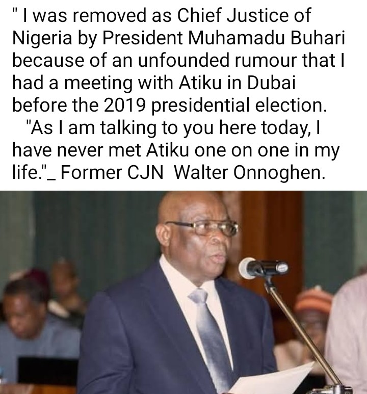 Is It Possible It Was Nigeria That Happened to Justice Onnoghen in 2019?
