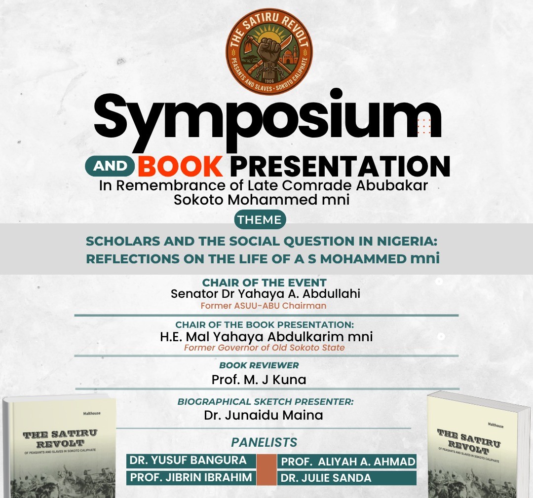 Activists, Comrades, Colleagues Set to Remember Cde Abubakar Sokoto Mohammed mni