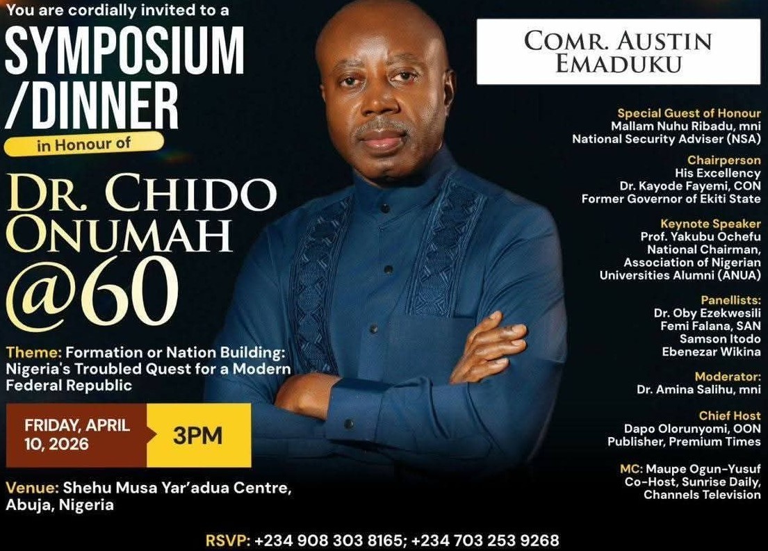 Dr. Chido Onumah and Turning 60 @ the Height of Radical Uncertainty