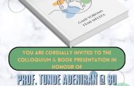 Gani Yoroms and Femi Melefa, Intellection and Global Governance: A Festschrift for Tunde Adeniran – A Book Review