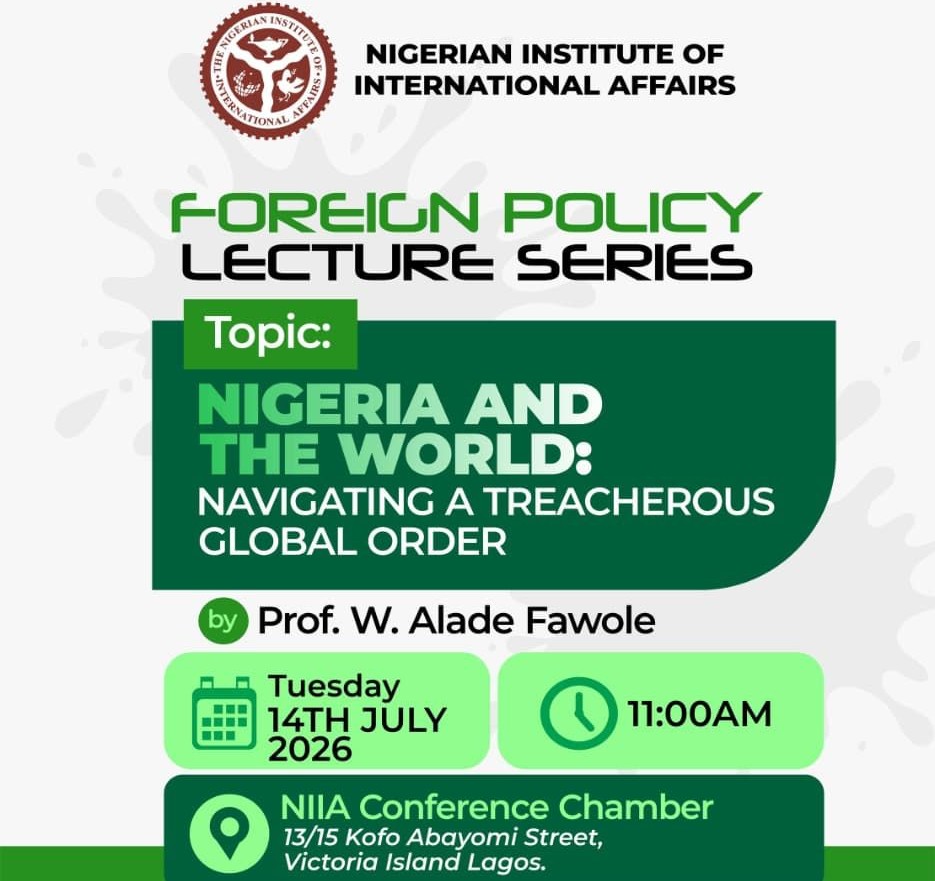 NIIA Tackles Nigeria's Self-Materialisation in the World