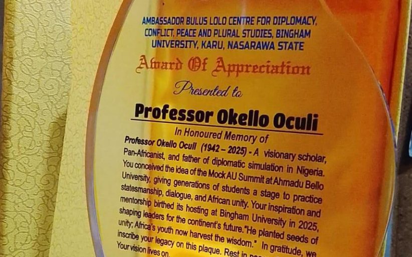 Bingham University Students Dazzle Audience With AU Mock-Summit As University Honours Prof Okello Oculi