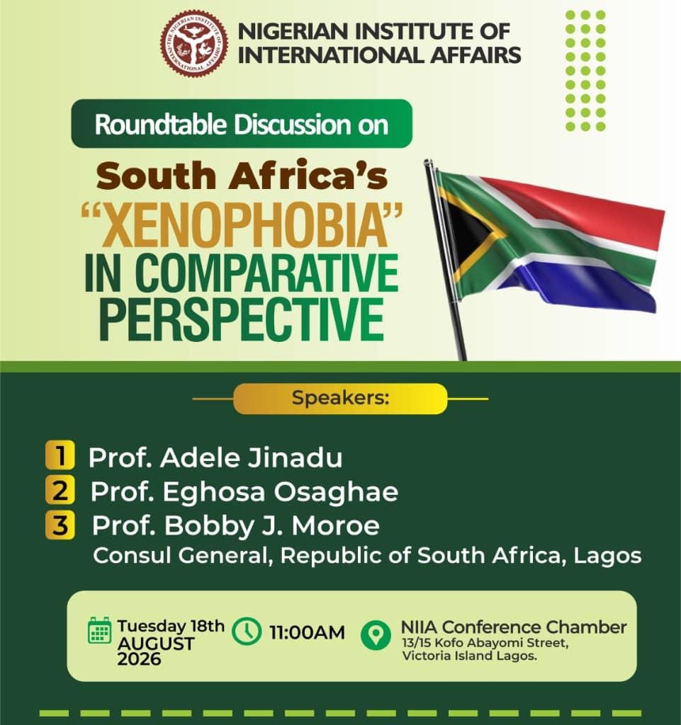 Awaiting NIIA's Roundtable on Xenophobia in South Africa