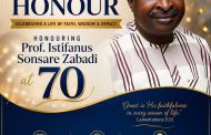 Prof Istifanus Zabadi @ 70